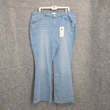 1822 Denim Plus Woman Jeans Chrisley 24W Blue Better Butter High Rize Straight - $41.13