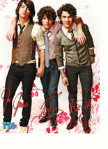 Jonas Brothers teen magazine pinup clipping vests and ties M magazine Rock it - £2.75 GBP
