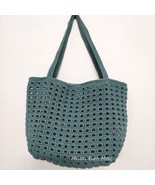 Handmade crochet summer beach net bag, traveling bag, large shopping bag - $82.32 CAD