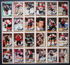 1991-92 Topps Philadelphia Flyers Team Set of 24 Hockey Cards - £6.29 GBP