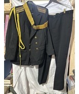 VTG Bulgarian Soviet Naval Officer Uniform Tunic Pants &amp; Dagger Belt Col... - £147.87 GBP