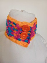 Crochet neck warmer, cowl, infinity scarf - $40.77 CAD
