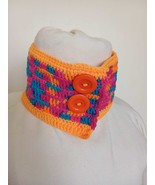 Crochet neck warmer, cowl, infinity scarf - $40.77 CAD