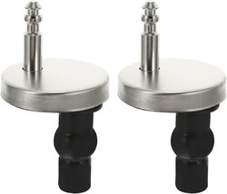 1 Set/ 2 Pcs. Seat Hinge Replacement Toilet Seat Screws Cover Top Fix Nuts - £32.29 GBP