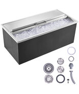 VEVOR Drop in Ice Chest Stainless Steel 36x18x14in 101qt Sliding Cover f... - $279.90