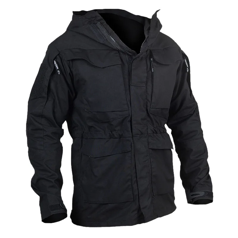 Tactics Jackets Men Hooded Zippr Outwear Multi-pocket  Coat Waterproof A... - £348.45 GBP