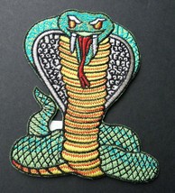 Cobra Snake Embroidered Patch 3.75 Inches - £4.27 GBP