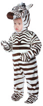 Underwraps Cuddly Zebra Toddler Costume Black/White - £81.17 GBP