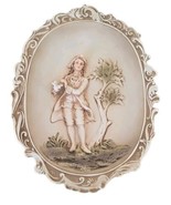 Vintage ~ Lefton Porcelain COLONIAL MAN Wall Plaque ~ 6&quot; x 8.25&quot; ~ KW115... - $50.80 CAD