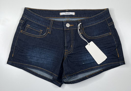 Klique B. NWT women’s S Dark Wash blue denim jean shorts L1 - £13.54 GBP