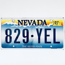2013 United States Nevada Silver State Passenger License Plate 829-YEL - £14.85 GBP