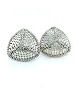 John Hardy Estate Clip on Triangle Dot Earrings Silver JH50 - €416,57 EUR