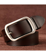 Fashion Black Genuine Leather Belt - $46.46 CAD