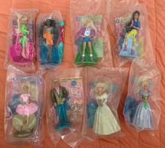 McDonalds Happy Meal Toy Figures Vintage 1994 Barbie &amp; Friends Complete Set NIP - £23.48 GBP