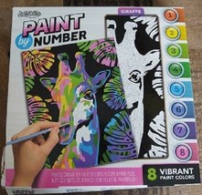 Art Skills Paint by Number Kit GIRAFFE New in Box - £5.57 GBP