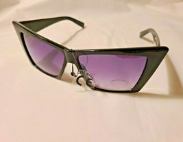 Unbranded Women&#39;s Black Plastic Cat Eye Sunglasses Retro New Without Tags - $24.99