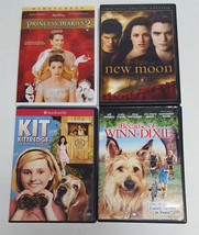 4 Kids Teen DVDs Lot Disney Princess Diaries 2 Twilight New Moon Winn-Dixie - £9.42 GBP