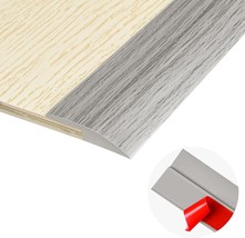 3.3Ft Carpet Floor Transition Strip, Self Adhesive Floor Edging, Gray Fo... - £30.86 GBP