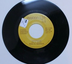 Max D Barnes 45 Patricia - Dear Mr President Ovation Records - £3.88 GBP