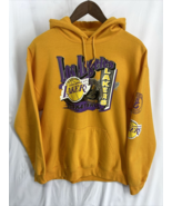 Los Angeles LA Lakers Yellow Pullover Hoodie Sweatshirt NBA Ultra Game - £16.42 GBP