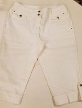 Kenar Women&#39;s White Jean Shorts, Size 10 - £7.84 GBP