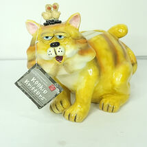 Orange Kitty Coin Bank Talking Piggy Bank Kookie Kritters Doug Harris Ru... - €33,99 EUR