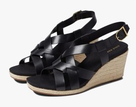 New Cole Haan Crystal Wedge 70 Mm Espadrille Sandals - Msrp $150.00! - £49.45 GBP