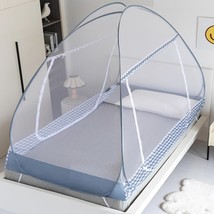 Pop Up Mosquito Net Folding Bug Netting Tent with Bottom for Bed &amp; Camping - £42.64 GBP