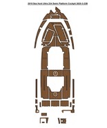 2019 Sea Hunt Ultra 234 Swim Platform Cockpit Boat EVA Foam Faux Teak De... - $2,099.00