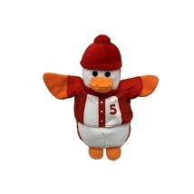 Infantino Plush Stuffed Animal Toy Doll Penguin Red White Orange 8 in Tall - $7.69