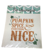 Be Younique Pumpkin Spice Iron On Appliqué Everything Nice Fall Autumn 3... - $10.44