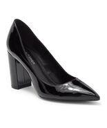 Marc Fisher Georgy Pointed Block Heel Pump, Black Patent Leather, Size 8.5 NWT - $79.00