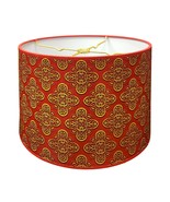 Trendy Decorative Handmade Drum Shade, Made In Usa, 10In, , Guilded Flower - $121.99