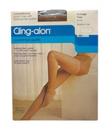 Vtg 2 Pair Sears Cling-alon Pantyhose Average Toast D 75 NOS Nothing Els... - $21.05 CAD