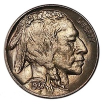 1937-D Buffalo Nickel, Solid Gem BU++ ** Free Shipping!    20230029 - £39.30 GBP