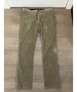 THEORY Men’s Size 34 L32 Corduroy Raffi T_Dolsk Flat Front Chino Pants p... - $25.00