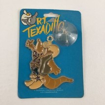 R.T. Texadillo Hanging Official Mascot Susquicentennial Suction Vintage ... - £38.77 GBP