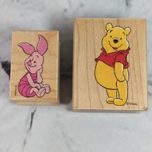 Rubber Stamps Disney Piglet Pooh All Night Media Lot of 2  - £9.28 GBP