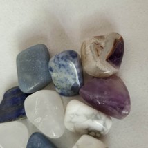 Semi-Precious Stones for Jewelry Crafts, Blue Purple Clear Gemstones, Quartz image 8