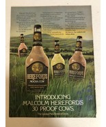 1976 Hereford’s Mocha Cow Vintage Print Ad pa7 - $152.62 MXN