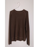 Aeropostale SweaterBrown Long Sleeve Pullover Men&#39;s Size XL Very Soft - $277.88 MXN