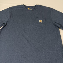 Carhartt K87 413 Original Fit Mens Blue Cotton Short Sleeve Crewneck T-Shirt 2XL image 7