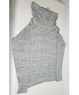 Gerry Women&#39;s Drawstring Cowl Neck Grey Pullover Sweater XL New With Tag... - £10.26 GBP