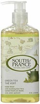 NEW South Of France Green Tea Hand Wash With Soothing Aloe Vera 8 ounce 236 mL - £8.04 GBP
