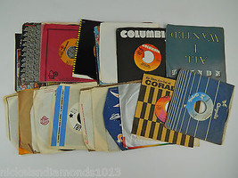 Lot of 20+ Vintage 45 RPM Single Records Alabama Styx Bangles Billy Joel Blondie - £18.98 GBP