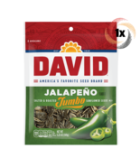 1x Bag David Jalapeno Jumbo Sunflower Seed Bags | 5.25oz | Salted &amp; Roasted - $10.36