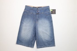 Deadstock Vtg 90s Marithe Francois Girbaud Mens 31 Baggy Denim Jean Shorts Blue - $207.85