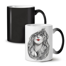 Red Lips Stylish NEW Colour Changing Tea Coffee Mug 11 oz | Wellcoda - £19.04 GBP