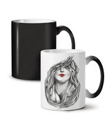 Red Lips Stylish NEW Colour Changing Tea Coffee Mug 11 oz | Wellcoda - £19.15 GBP