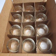MCM Princess House 1966 etched roly-poly cocktail punch glasses, 12 in box 5 oz - £36.75 GBP